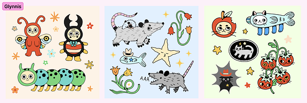 Glynnis's coloring pages Coloring pages colored in